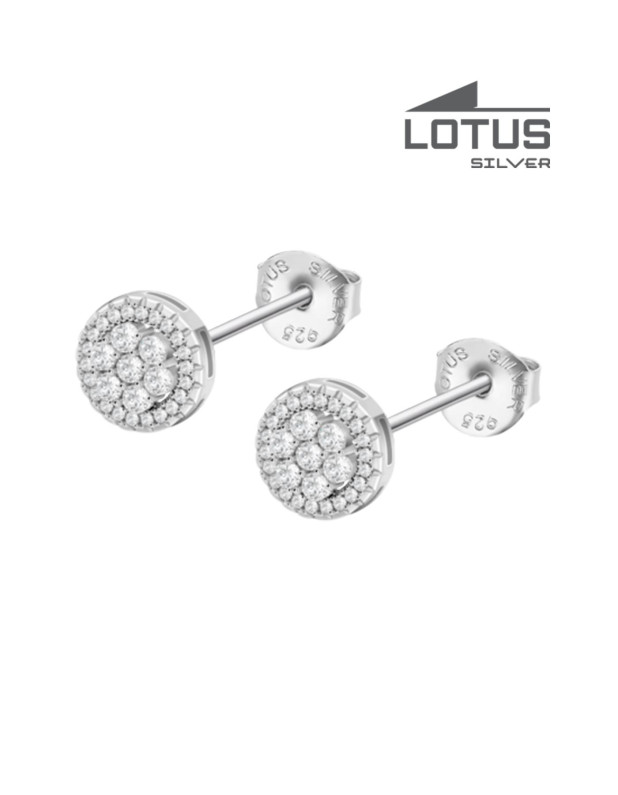 LOTUS SILVER EARRINGS